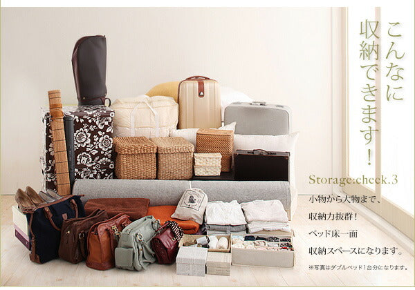 【新商品】組立設置付 シンプルチェストベッド Dixy ディクシー 薄型プレミアムボンネルコイルマットレス付き セミシングル 送料無料