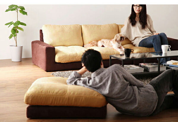 【新商品】カバーリングモジュールローソファ Flex+ フレックスプラス オットマン 送料無料