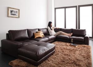 【新商品】モジュールローソファ Luciano ルチアーノ ソファ&オットマンセット 1P×3+2P+コーナー 送料無料