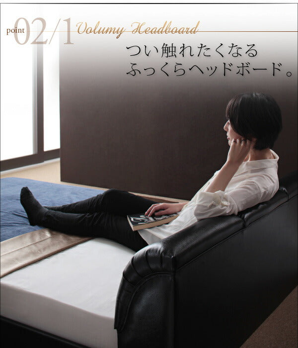 【新商品】組立設置付き モダンデザインフロアベッド MAD マッド スタンダードボンネルコイルマットレス付き ダブル 送料無料