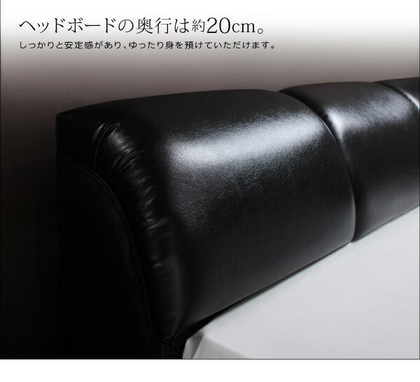 【新商品】組立設置付き モダンデザインフロアベッド MAD マッド マルチラススーパースプリングマットレス付き ダブル 送料無料