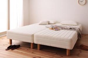 新・移動ラクラク 分割式マットレスベッド マットレスベッド ポケットコイルマットレスタイプ クイーン 脚22cm 送料無料 - 【公式】allecore(アレコレ) 家具インテリア・生活雑貨のオンライン通販