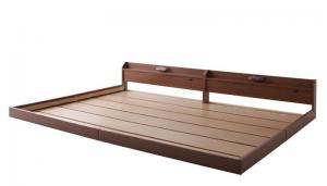 【新商品】親子で寝られる棚・照明付き連結ベッド JointJoy ジョイント・ジョイ ボンネルコイルマットレス付き セミシングル 送料無料