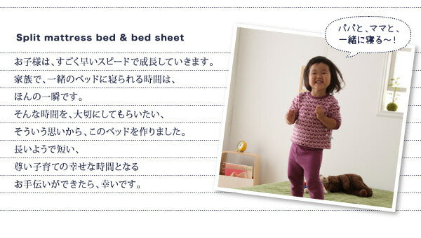 【新商品】組立設置付き 家族を繋ぐ大型マットレスベッド ELAMS エラムス ボンネルコイル タオルタイプセット クイーン 脚15cm 送料無料