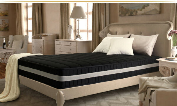 【新商品】日本人技術者設計 超快眠マットレス抗菌防臭防ダニ ホテルプレミアム ボンネルコイル硬さ:かため EVA エヴァ キング 送料無料