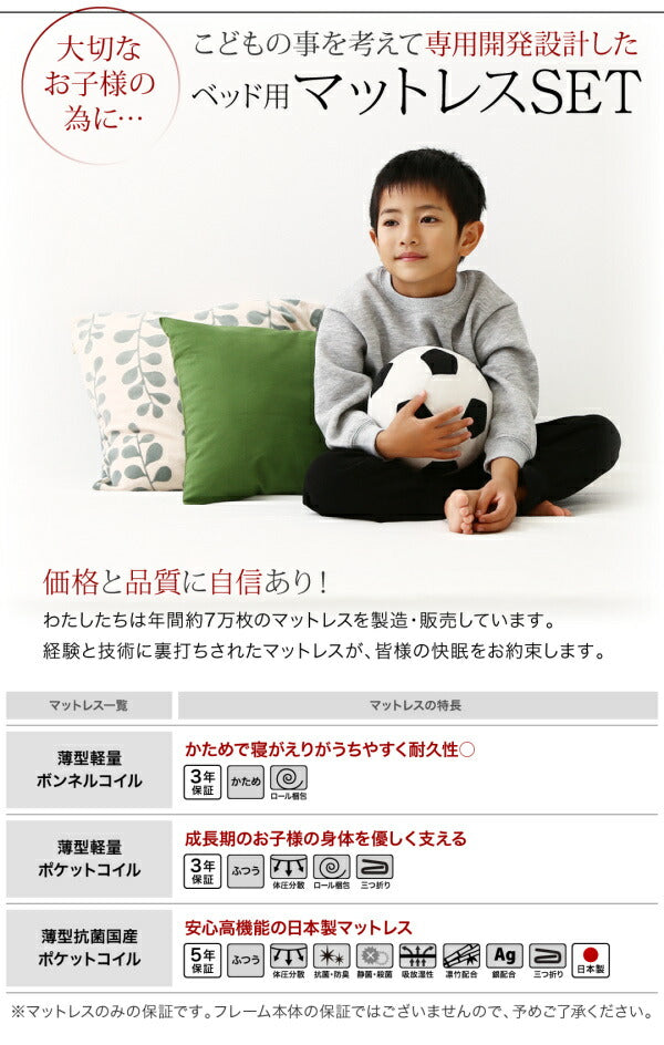 ずっと使える!2段ベッドにもなるワイドキングサイズベッド Whentoss ウェントス 薄型・抗菌国産ポケットコイルマットレス付き ワイドK200 送料無料
