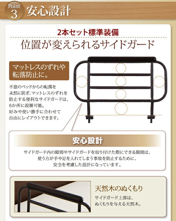 お客様組立 シンプル電動ベッド ラクティータ ウレタンマットレス付き 1モーター シングル 送料無料