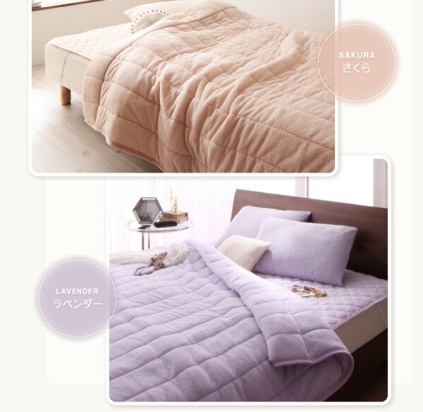 【新商品】20色から選べる!365日気持ちいい!コットンタオル ケット・パッド パッド一体型ボックスシーツ セミダブル 送料無料