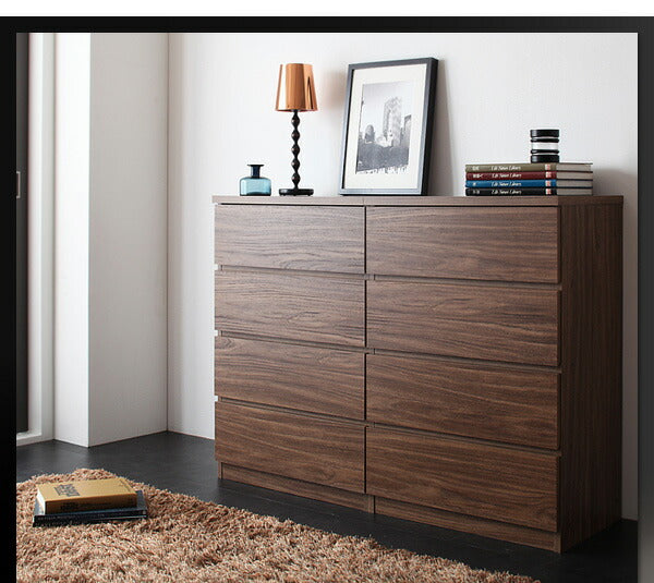 【新商品】シンプルモダンリビングシリーズ nux ヌクス 2点セット(チェスト+キャビネット) 送料無料