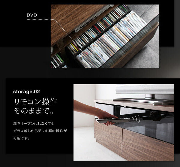 【新商品】シンプルモダンリビングシリーズ nux ヌクス 2点セット(テレビボード+フラップチェスト) 送料無料