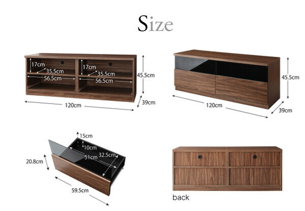 【新商品】シンプルモダンリビングシリーズ nux ヌクス 2点セット(テレビボード+フラップチェスト) 送料無料