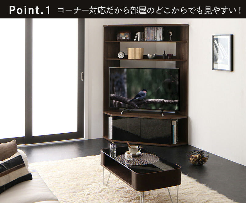 ハイタイプコーナーテレビボード Nova ノヴァ 送料無料