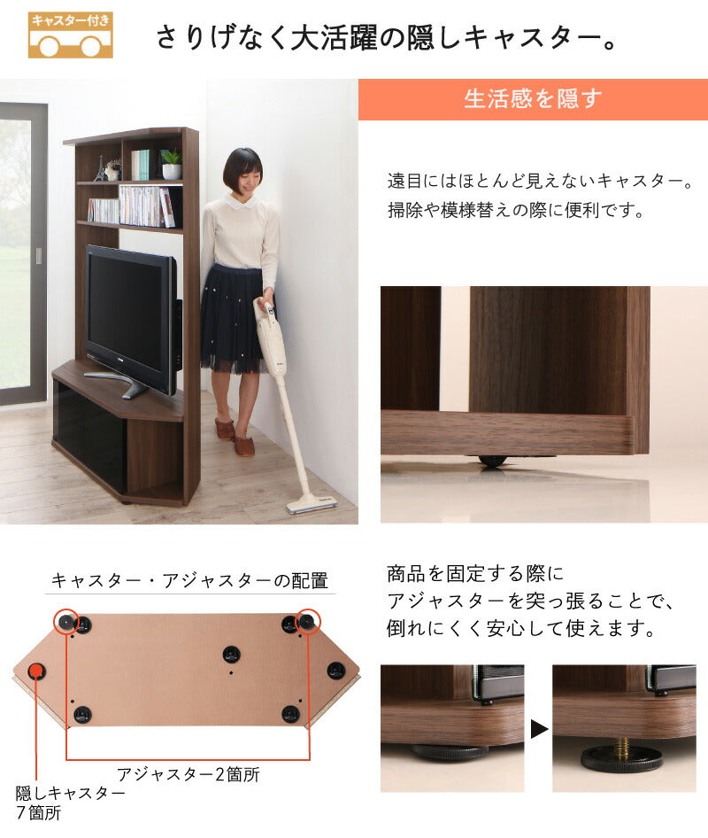 ハイタイプコーナーテレビボード Nova ノヴァ 送料無料