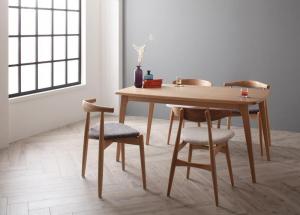 【新商品】組立設置付き 北欧デザイナーズダイニングセット Cornell コーネル 5点セット(テーブル+チェア4脚) ミックス W150 送料無料