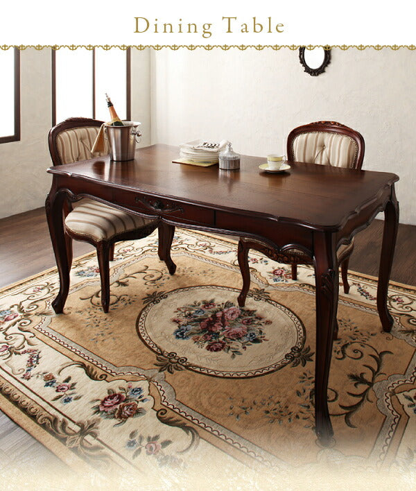 【新商品】ヨーロピアンクラシックデザイン アンティーク調ダイニング Salomone サロモーネ ダイニングチェア 1脚 肘なし 送料無料