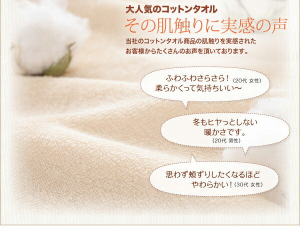【新商品】20色から選べる!365日気持ちいい!コットンタオル カバーリング ベッド用ボックスシーツ ダブル 送料無料