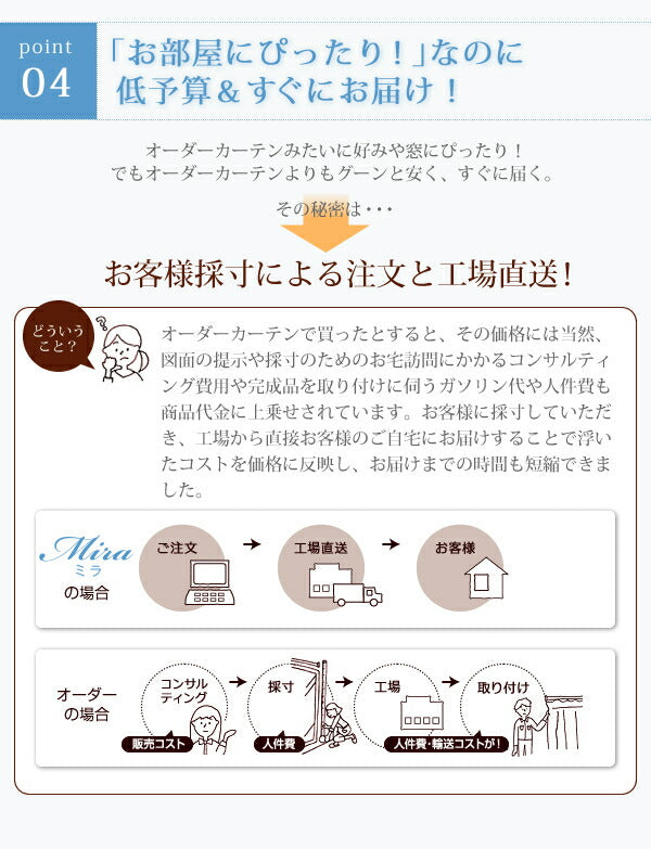 【新商品】6色×54サイズから選べる防炎ミラーレースカーテン Mira ミラ 2枚 幅100×118cm 送料無料