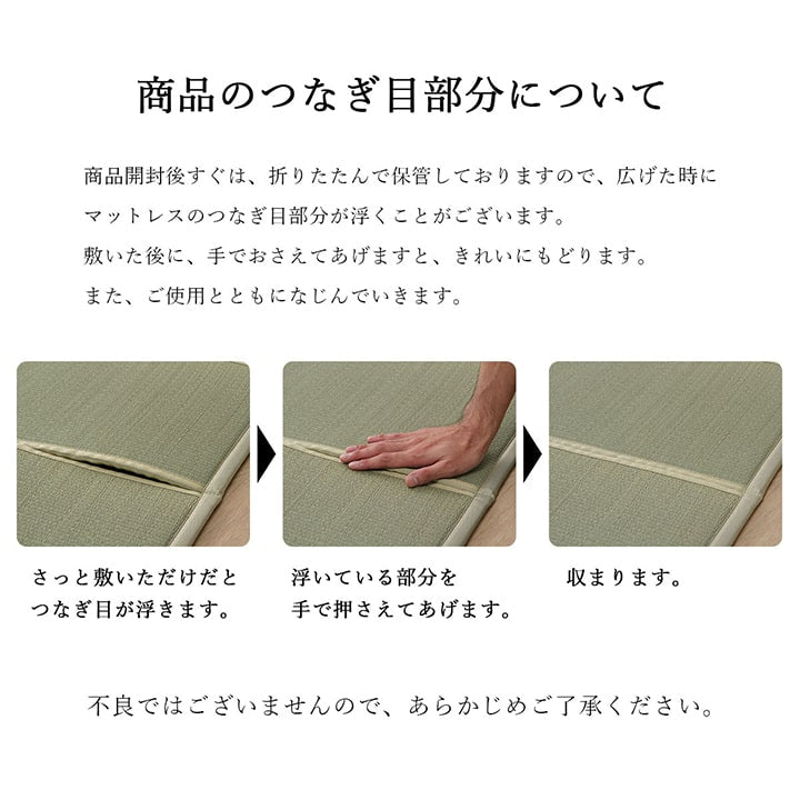 い草 ユニット 畳 軽量 抗菌防臭 消臭 防音 断熱性 お手入れ 簡単 楽 収納 便利 約100×200cm 送料無料