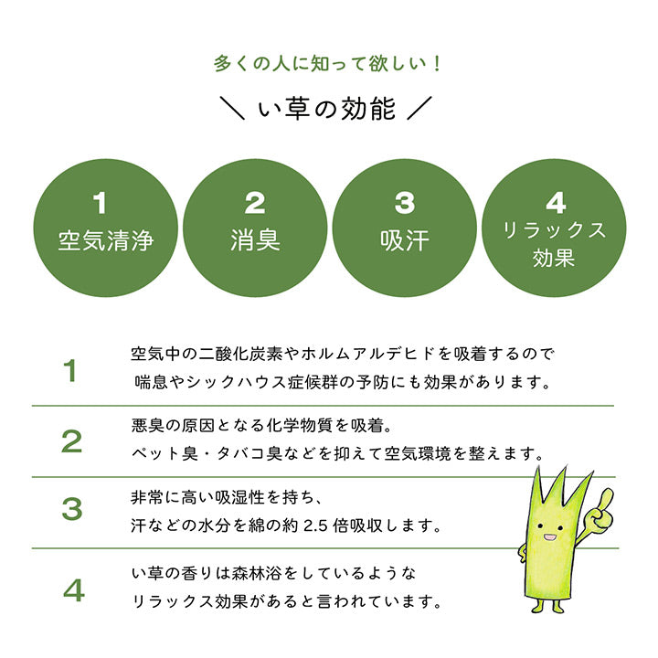 い草 置き畳 ユニット畳 システム畳 無地 シンプル ナチュラル 消臭 縁無し お手入れ簡単 裏面滑り止め 収納便利 約70×70×1.5cm 単品 送料無料
