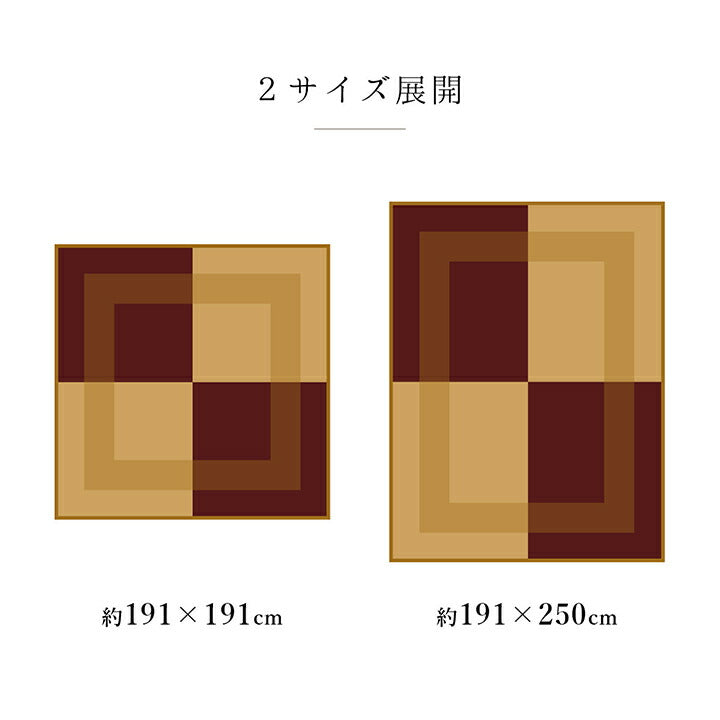 ラグ 長方形 夏用 い草 シンプル 191×250cm 送料無料