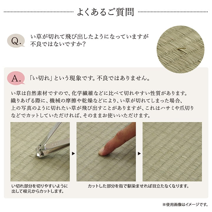 キッチンマット い草 自然素材 国産 純国産 日本製 汚れにくい シミになりにくい ウレタン カジュアル フルーツ 約60×240cm 送料無料
