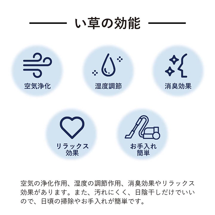 上敷き ゴザ 敷詰 カーペット い草 自然素材 日本製 国産 消臭 ナチュラル 市松柄 シンプル 江戸間6畳 約261×352cm 送料無料