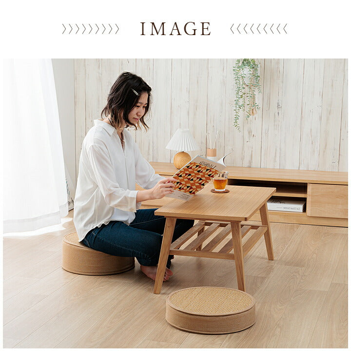 【新商品】スツール竹バンブーホワイトインテリア消臭約38丸×15cm 送料無料