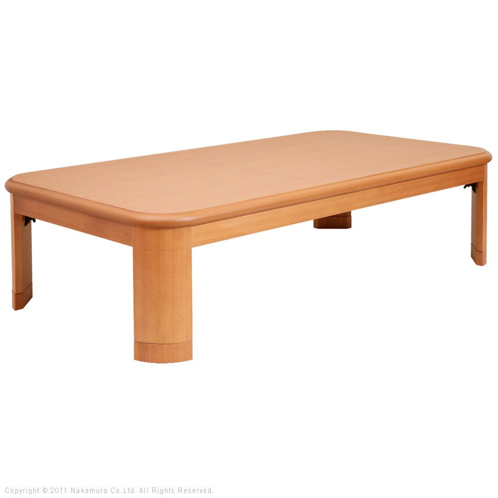 こたつ 長方形 大判サイズ 楢ラウンド折れ脚こたつ 180x100cm 折脚 継ぎ脚 角が丸い テーブル ローテーブル 天然木 日本製 リモートワーク 在宅ワーク