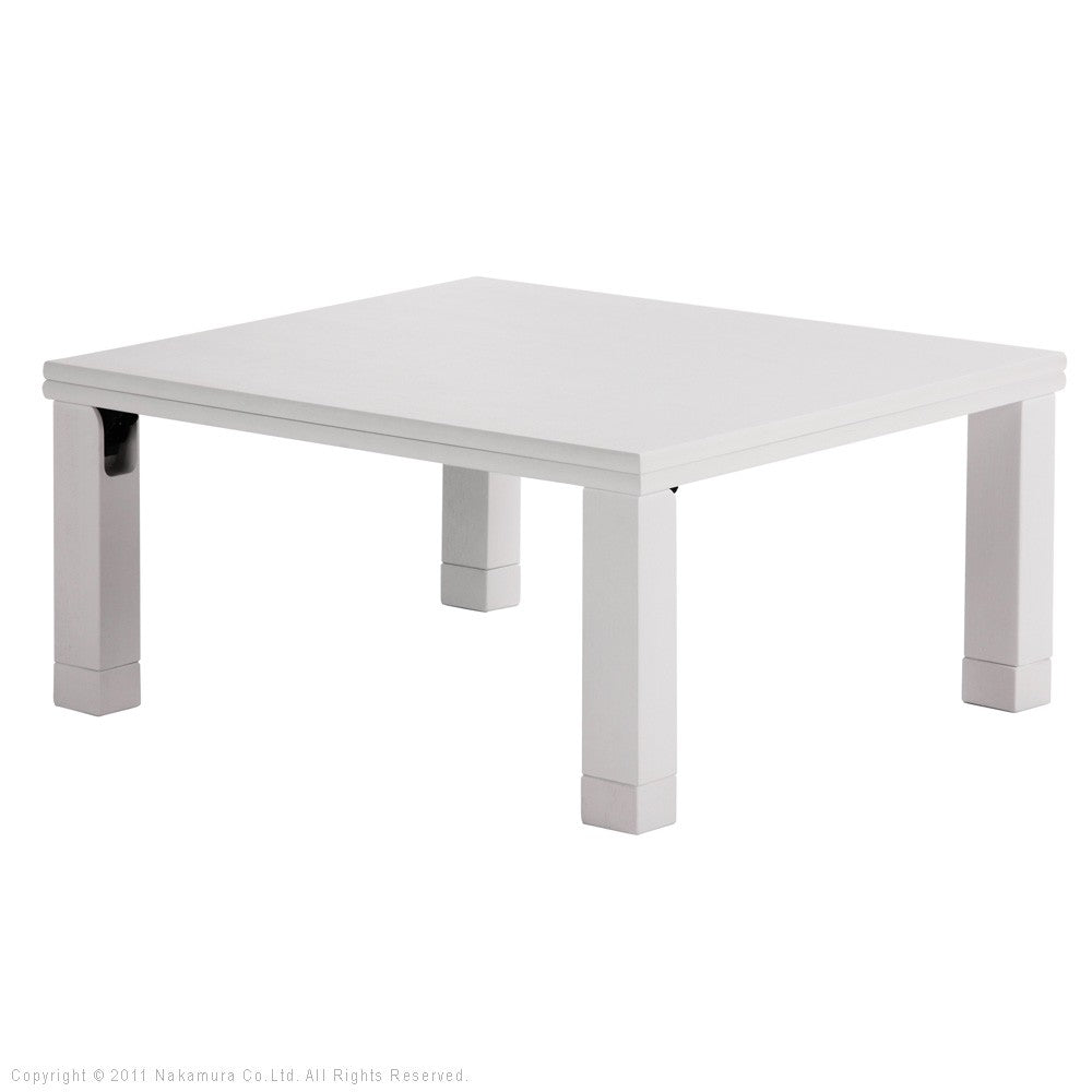 こたつ 正方形 楢天然木国産折れ脚こたつ 80x80cm 折脚 継ぎ脚 高さ調整 テーブル ローテーブル 天然木 日本製 リモートワーク 在宅ワーク