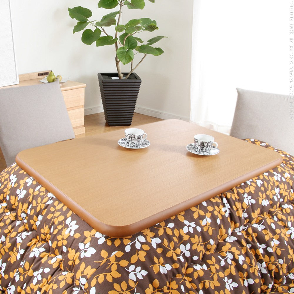 こたつ 長方形 天板のみ 楢ラウンドこたつ天板 105x75cm テーブル板 こたつ板 天然木 日本製 リモートワーク 在宅ワーク