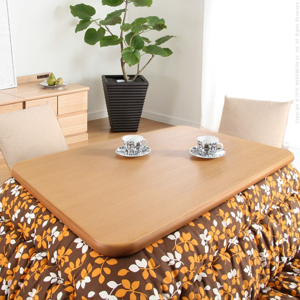 こたつ 長方形 天板のみ 楢ラウンドこたつ天板 120x80cm テーブル板 こたつ板 天然木 日本製 リモートワーク 在宅ワーク