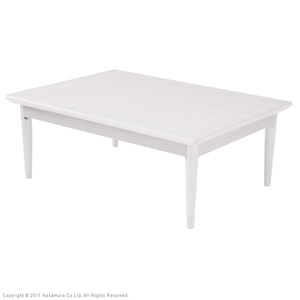 こたつ 長方形 北欧デザインこたつテーブル 120x75cm 北欧 ナチュラル 継ぎ脚 高さ調整 テーブル 天然木 日本製 リモート 在宅