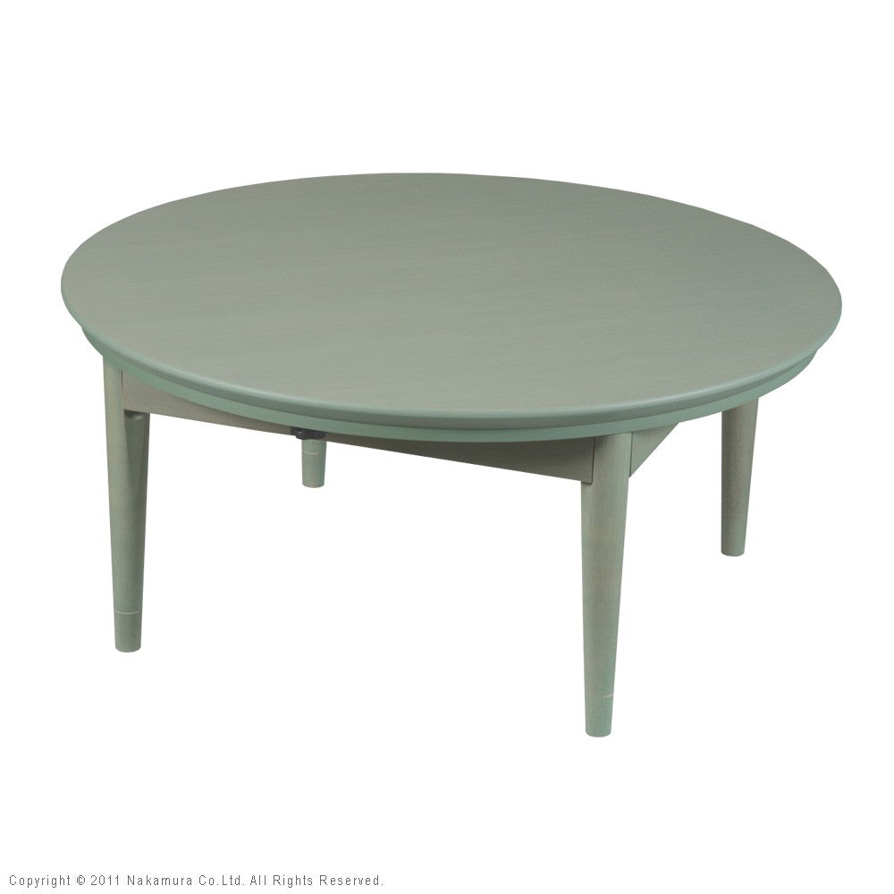 こたつ 円形 北欧デザインこたつテーブル 90cm 北欧 ナチュラル 継ぎ脚 高さ調整 丸テーブル ローテーブル 天然木 日本製 リモートワーク 在宅ワーク