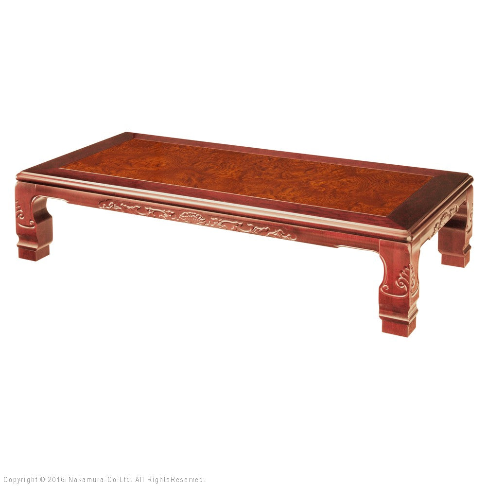 こたつ 長方形 大判サイズ 和調継脚こたつ 180x90cm 紫檀 けやき 継ぎ脚 高さ調整 テーブル ローテーブル 天然木 日本製 リモートワーク 在宅ワーク