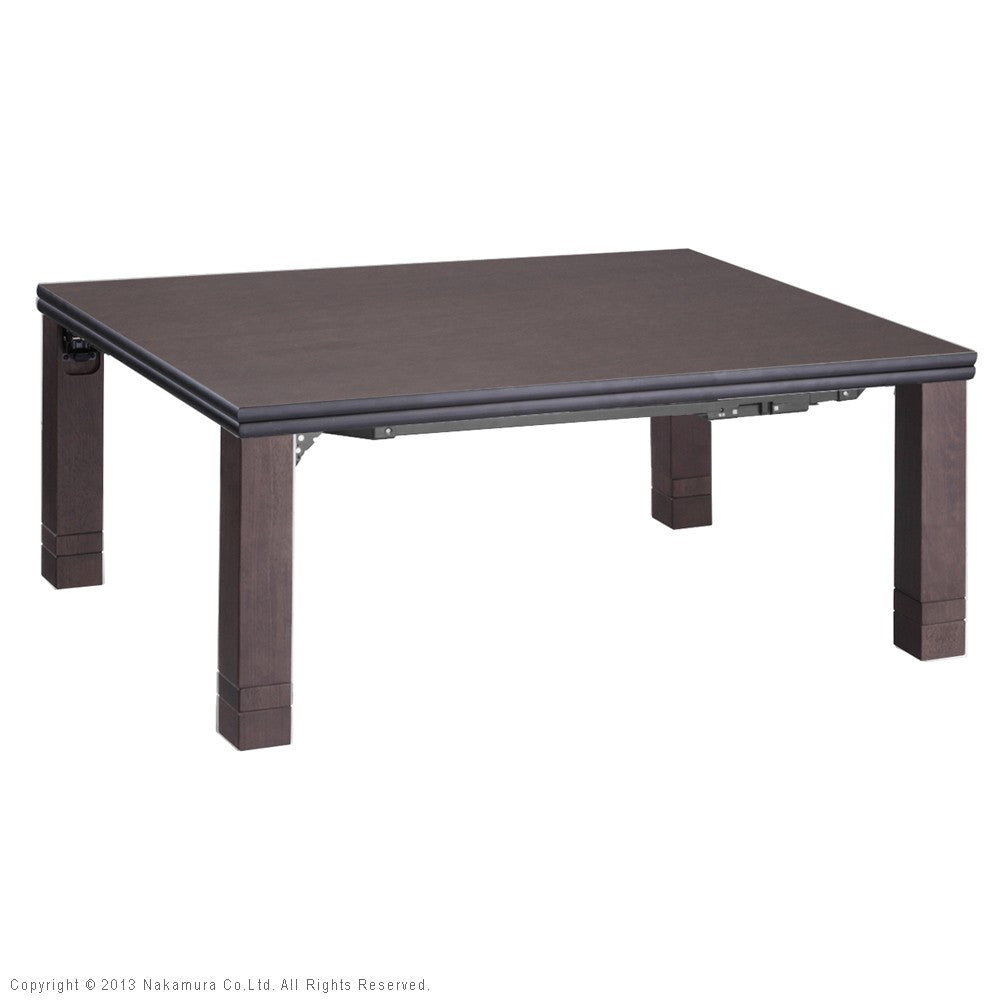 こたつ 長方形 高さ4段階調節折れ脚こたつ 108x75cm フラットヒーター 折脚 継ぎ脚 高さ調整 テーブル 天然木 日本製 リモート 在宅