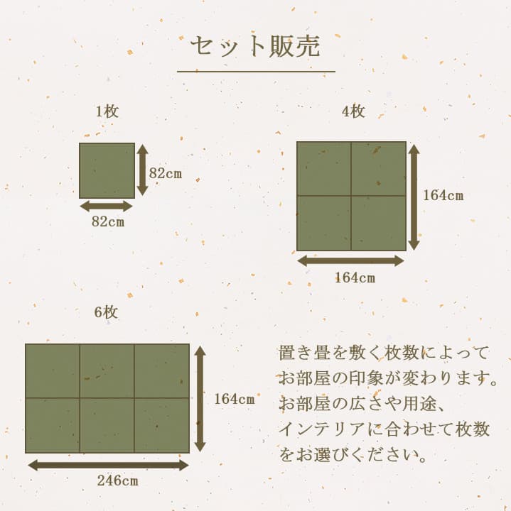 置き畳 ユニット畳 い草 消臭 抗菌防臭 約82×82cm 単品 送料無料