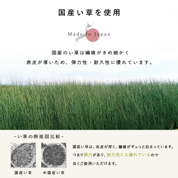 【新商品】置き畳 国産 い草 簡単 和室 ベビー キッズ プレイマット フロアマット 約70×70cm 単品 送料無料