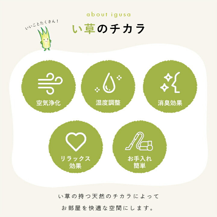 【新商品】置き畳 国産 い草 簡単 和室 ベビー キッズ プレイマット フロアマット 約70×70cm 単品 送料無料