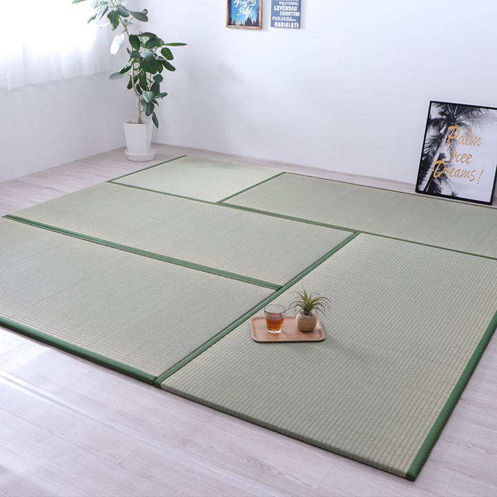 置き畳 ユニット畳 『楽座』 88×176×2.2cm(3枚1セット) 送料無料