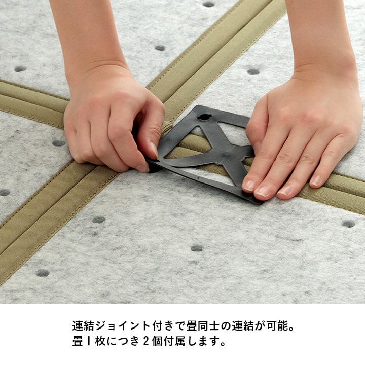 置き畳 い草 日本製 消臭 抗菌防臭 ダニ増殖抑制 無地 約82×82×1.8cm 6P 6枚組 送料無料