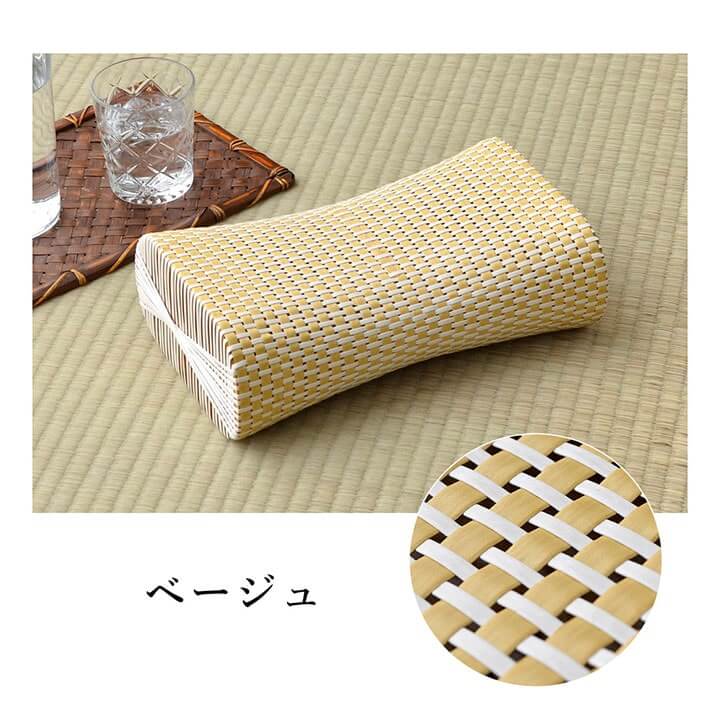 枕 まくら PPまくら PP枕 籐枕風 ピロー 通気性 蒸れない ポリプロピレン 軽い 丈夫 手編み 約30×20cm 送料無料 - 【公式】allecore(アレコレ) 家具インテリア・生活雑貨のオンライン通販