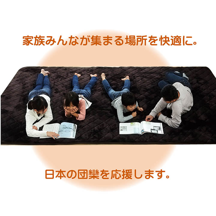 ラグ こたつ敷き布団 長方形 大きい 幅広ラグ 約220×360cm 送料無料