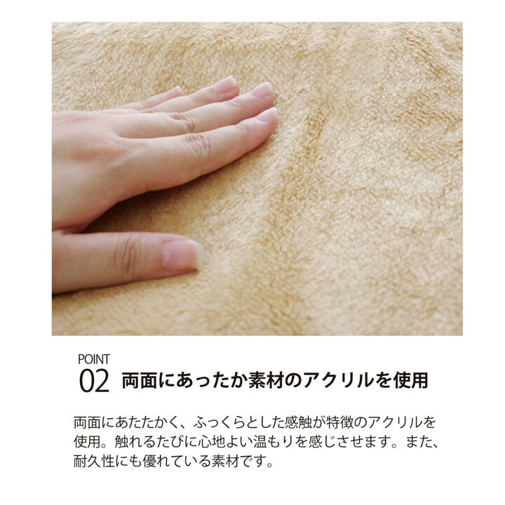 ハイタイプ(高脚)用 こたつ中掛け毛布 洗える 『ハイタイプ中掛(BOX)』 約80×105×65cm ボックスタイプ 送料無料