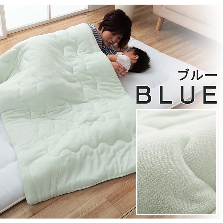 【新商品】寝具 肌布団 キルトケット お昼寝 保育園 キッズ ジュニア 綿100% 洗える 洗濯機丸洗い 優しいタオル地 80×140cm 送料無料