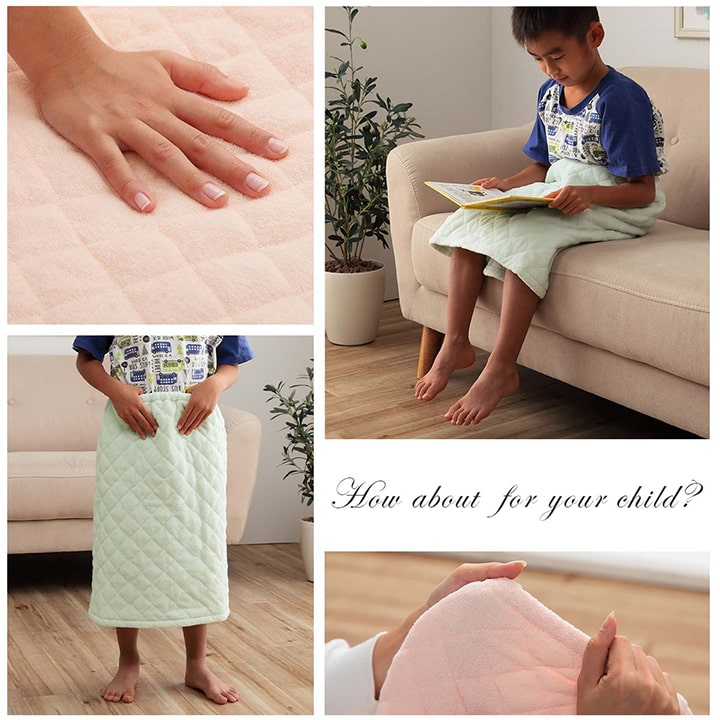 【新商品】寝具 腹巻 寝冷え対策 お昼寝 キッズ ジュニア 綿100% ゴム付き ズレない 着脱簡単 洗える 洗濯機丸洗い 優しいタオル地 L 50×40cm 送料無料