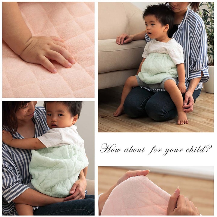 【新商品】寝具 腹巻 寝冷え対策 お昼寝 キッズ ジュニア 綿100% ゴム付き ズレない 着脱簡単 洗える 洗濯機丸洗い 優しいタオル地 S 30×40cm 送料無料