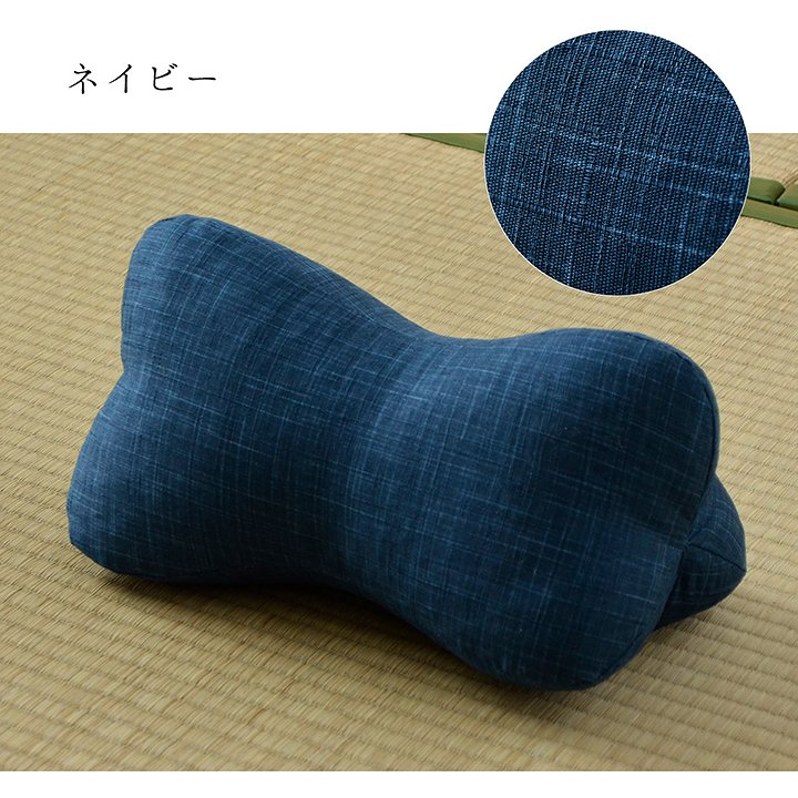 寝具 枕 くつろぐ もっちり 機能性 お昼寝 低反発チップ パイプ 日本製 ほね枕 足枕 約35×17cm 送料無料