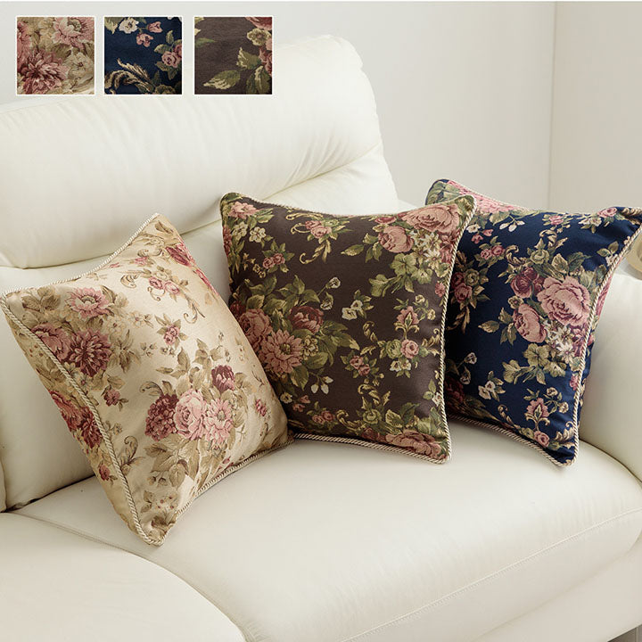クッション 日本製 洗える セアテ エレガント 約43×43cm 送料無料