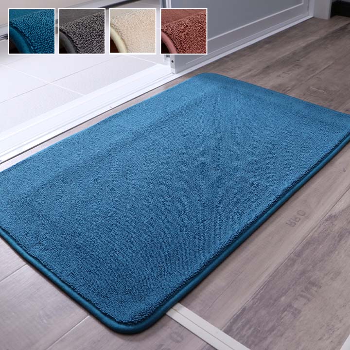 【新商品】バスマット 速乾 吸水性抜群 タオル地風 さらっと 約35×50cm 送料無料