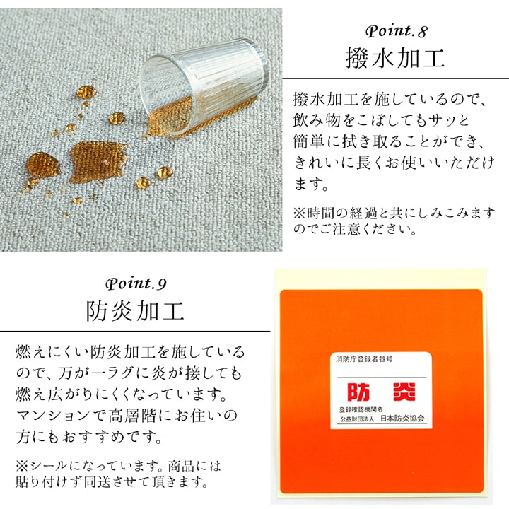 【新商品】デスクカーペット 日本製 抗菌 消臭 清潔 撥水 抗アレル物質 ダニ対策 約117×140cm 送料無料